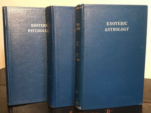 ALICE BAILEY - ESOTERIC ASTROLOGY, PSYCHOLOGY (SEVEN RAYS), 3 VOL SET, 1970-79