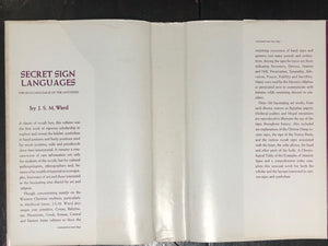 SECRET SIGN LANGUAGES - 1st/1st 1969 - WITCHCRAFT DEMONOLOGY SYMBOLS MAGIC