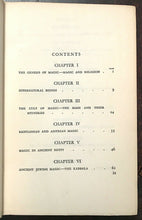 MYSTERIES AND SECRETS OF MAGIC - CJS Thompson, 1st 1927 OCCULT MAGICK DIVINATION