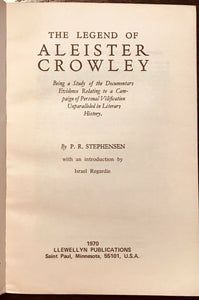 LEGEND OF ALEISTER CROWLEY - Israel Regardie, PR Stephensen - 1970 OCCULT MAGICK