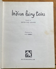 INDIAN FAIRY TALES - Anand, 1966 - MYTHS MYTHOLOGY FOLKLORE INDIA FAIRYTALES