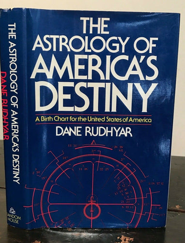 ASTROLOGY OF AMERICA'S DESTINY - Rudhyar, 1st 1974 SCARCE REVIEW COPY, 7 PHOTOS