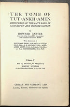 TOMB OF TUT-ANKH-AMEN by HOWARD CARTER - 1st Ed, 1927 KING TUT ANCIENT EGYPT