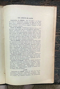 LILITH, LE SECOND SATELLITE - 1st 1938 - ASTROLOGY ZODIAC KABBALAH TAROT MOON