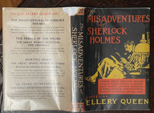 MISADVENTURES OF SHERLOCK HOLMES - Ellery Queen, 1st 1944 - DOYLE SHORT STORIES