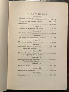 MYSTIC MASONRY: SYMBOLS OF FREEMASONRY - J.D. Buck, 1910 - OCCULT MYSTERIES