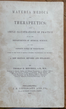 1857 MATERIA MEDICA AND THERAPEUTICS - Mitchell PHARMACOLOGY MEDICINE TOXICOLOGY