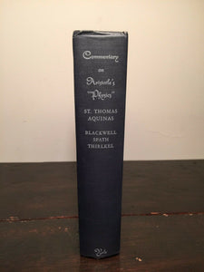 COMMENTARY ON ARISTOTLE'S PHYSICS by ST. THOMAS AQUINAS 1963 Special Review Copy