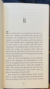 MANUAL OF EXORCISM - 1st, 1975 - CHURCH GUIDE SATAN DEVIL EVIL POSSESSION