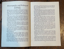 HOMOEOPATHY: BRITISH HOMOEOPATHIC ASSN - ALTERNATIVE NATURAL MEDICINE March 1958