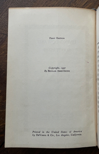 LIVING TOWARD MASTERSHIP - Armstrong, 1st 1937 - SPIRITS SELF-HELP ASTRAL PLANES