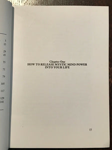 MYSTIC MIND POWER - Carl Nagel (Finbarr), 1st Ed 1985 GRIMOIRE DIVINATION OCCULT