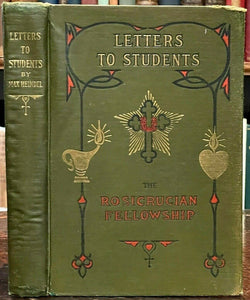 MAX HEINDEL'S LETTERS TO STUDENTS - 1st 1925 - ASTROLOGY, OCCULT, ROSICRUCIAN