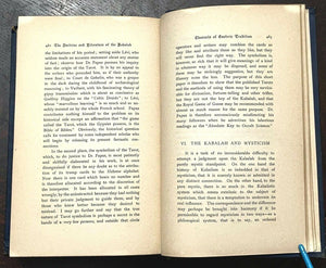 DOCTRINE AND LITERATURE OF THE KABALAH - A.E. Waite, 1st 1902 - CABALISM MAGICK