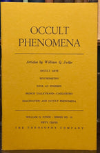 OCCULT PHENOMENA - William Judge, 1984 BLAVATSKY THEOSOPHY PSYCHOMETRY OCCULTISM