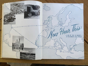 NAVY SIXTH FLEET Europe, Mediterranean CRUISE BOOK - 1952 - U.S.S. DES MOINES
