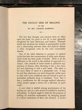 THE OCCULT SIDE OF HEALING - Hampton, 1949 - OCCULT HEALTH DISEASE SPIRIT