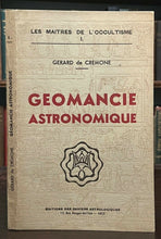 GEOMANCIE ASTRONOMIQUE - 1946 DIVINATION GEOMANCY ASTRONOMY ZODIAC