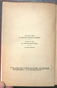 MENTAL FASCINATION - Atkinson, 1915 - NEW THOUGHT MIND POWER LAW OF ATTRACTION