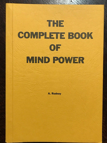 COMPLETE BOOK OF MIND POWER - Rodney (Finbarr), 1980 ESP VISUALIZATION MANIFEST