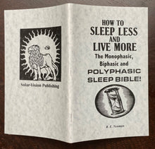 SLEEP LESS AND LIVE MORE - Neuman, 1st 2009 HELP SLEEPING SELF HYPNOSIS - SIGNED