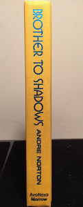 BROTHER TO SHADOWS, Andre Norton 1st/1st 1993 HC/DJ SIGNED, Near Mint SCI FI