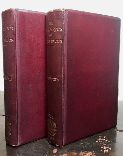 OPUS MAJUS OF ROGER BACON - Bridges, 1st 1897 - ASTROLOGY ALCHEMY MAGIC OCCULT