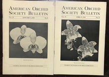AMERICAN ORCHID SOCIETY BULLETIN, Original 1943 Issues - LOT OF 6 Journals