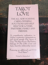 TAROT OF LOVE - 22 Tarot Cards - Marcia Perry 1989 1st Ed, AGMuller Switzerland