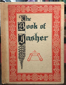 BOOK OF JASHER, SACRED BOOK OF THE BIBLE - 1948 ROSICRUCIAN AMORC MAGIC JEWS