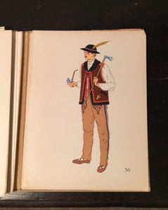 NATIONAL COSTUMES - Lepage-Medvey - POCHOIR PRINTS, East Europe - 1st Ed, 1939