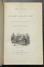 WORKS OF EDGAR ALLAN POE, Complete Vols 1-6 - Stoddard, 1884 GOTHIC HORROR LIT