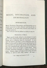 MAGIC, DIVINATION, AND DEMONOLOGY - JEWISH HEBREW MAGICK DEMONS OCCULTISM