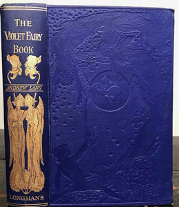 THE VIOLET FAIRY BOOK - ANDREW LANG, H.J. Ford, Color Plates - New Edition, 1933