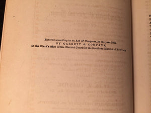 COMIC METAMORPHOSES Dr. W. Valentine 1st Ed 1855, Barnum Circus Performer, RARE