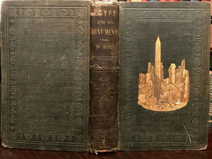 MONUMENTS OF EGYPT / WITNESS FOR THE BIBLE - Hawks, 1st 1850 ANCIENT EGYPT