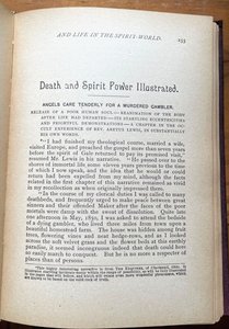 ENCYCLOPEDIA OF DEATH AND LIFE IN THE SPIRIT WORLD - 1st 1895 - AFTERLIFE SOUL