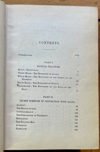 THE OCCULT SCIENCES - A.E. WAITE, 1923 - WHITE BLACK MAGICK TALISMANS DIVINATION