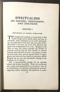 SPIRITUALISM: HISTORY, PHENOMENA, DOCTRINE - 1919, Hill & Doyle - GHOSTS SPIRITS