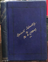 SPIRIT-IDENTITY -1st Ed, 1879 AFTERLIFE SPIRITS PSYCHIC MESSAGES PARAPSYCHOLOGY