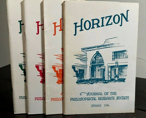 MANLY P. HALL - HORIZON JOURNAL - Full YEAR, 4 ISSUES, 1956 - PHILOSOPHY OCCULT