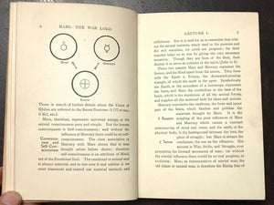 MARS: THE WAR LORD - Alan Leo, 1st Ed, 1915 - ASTROLOGY ZODIAC DIVINATION FATE