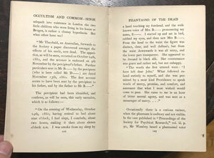 OCCULTISM AND COMMON-SENSE - 1st Ed, 1908 - GHOSTS SPIRITS DIVINATION PSYCHIC