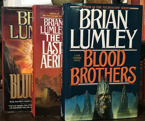 BRIAN LUMLEY - NECROSCOPE VAMPIRE WORLD TRILOGY - 3 Vols, 1st Ed HC/DJ - HORROR