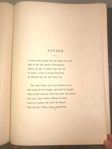 GUSTAVE DORE ~ 1867 VIVIEN by Alfred Tennyson, 1st / 1st ~ 12.5" x 17" FOLIO