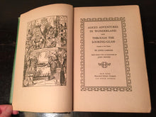 ALICE'S ADVENTURES IN WONDERLAND Lewis Carroll, Tenniel Little & Ives 1920s-30s