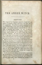 1848 THE AMBER WITCH - Meinhold WITCH TRIALS WITCHCRAFT LITERARY HOAX OCCULT