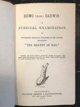 HOMO VERSUS DARWIN - CHARLES DARWIN, 1st/1st U.S. Ed 1872 - Descent of Man