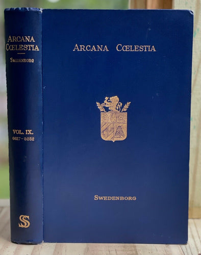 HEAVENLY ARCANA - 1895, Swedenborg - GENESIS EXODUS BIBLE ANGELS SPIRITS HEAVEN