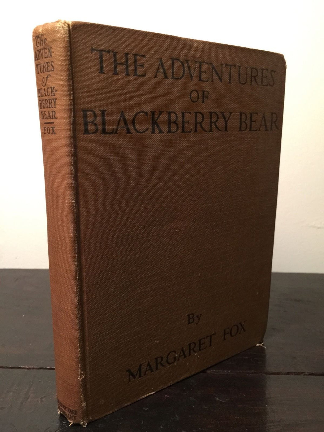 ADVENTURES OF BLACKBERRY BEAR: Margaret Fox, Enos Comstock, 1st Ed, 1918 Illust.